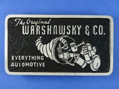 Plaque Warshawsky  & Co., The Original Everything Automotive