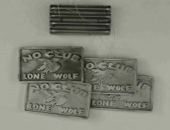 Misc. No Club Lone Wolf Wind Chime