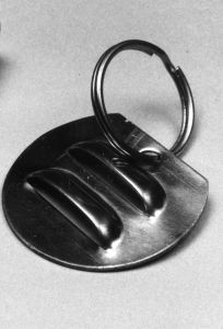 Key Chains Louvered Brass