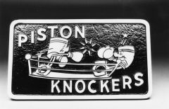 Plaque Piston Knockers