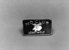 Misc. Hat Pin No Club Lone Wolf