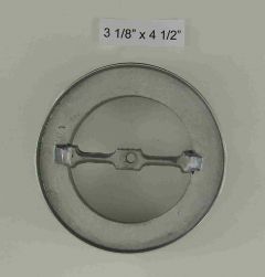 Air Cleaner Base 4 1/2" OD with 3 1/8" opening
