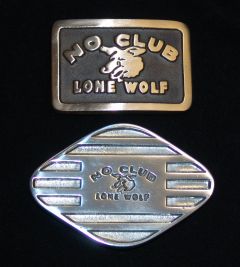 Buckles No Club Lone Wolf - Aluminum