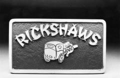 Plaque Rickshaws