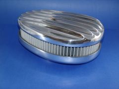 Air Cleaner Teardrop Finned with External Element